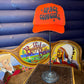 Neon Orange Space Cowgirl Trucker Cap