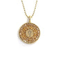 "Uplift Cross" Round Cross and Gold Round Pendant