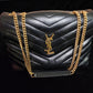 Pre-Loved Saint Laurent Loulou Medium Quilted Leather Shoulder bag