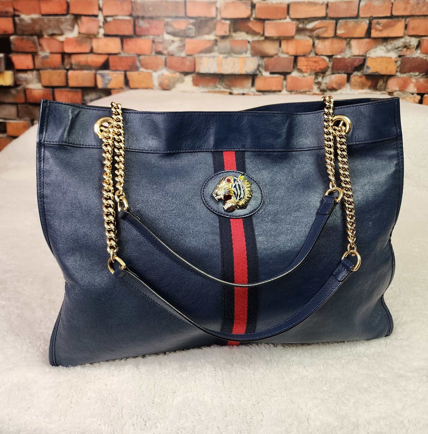 Pre-Loved Gucci Rajah Tote w/Wallet