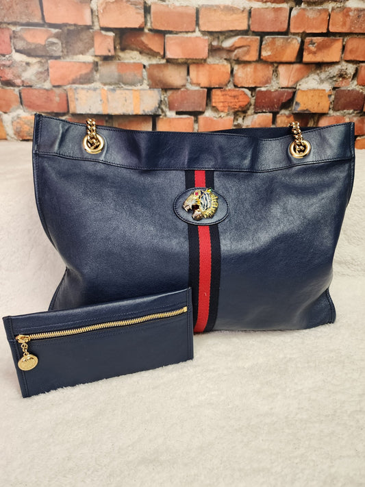 Pre-Loved Gucci Rajah Tote w/Wallet