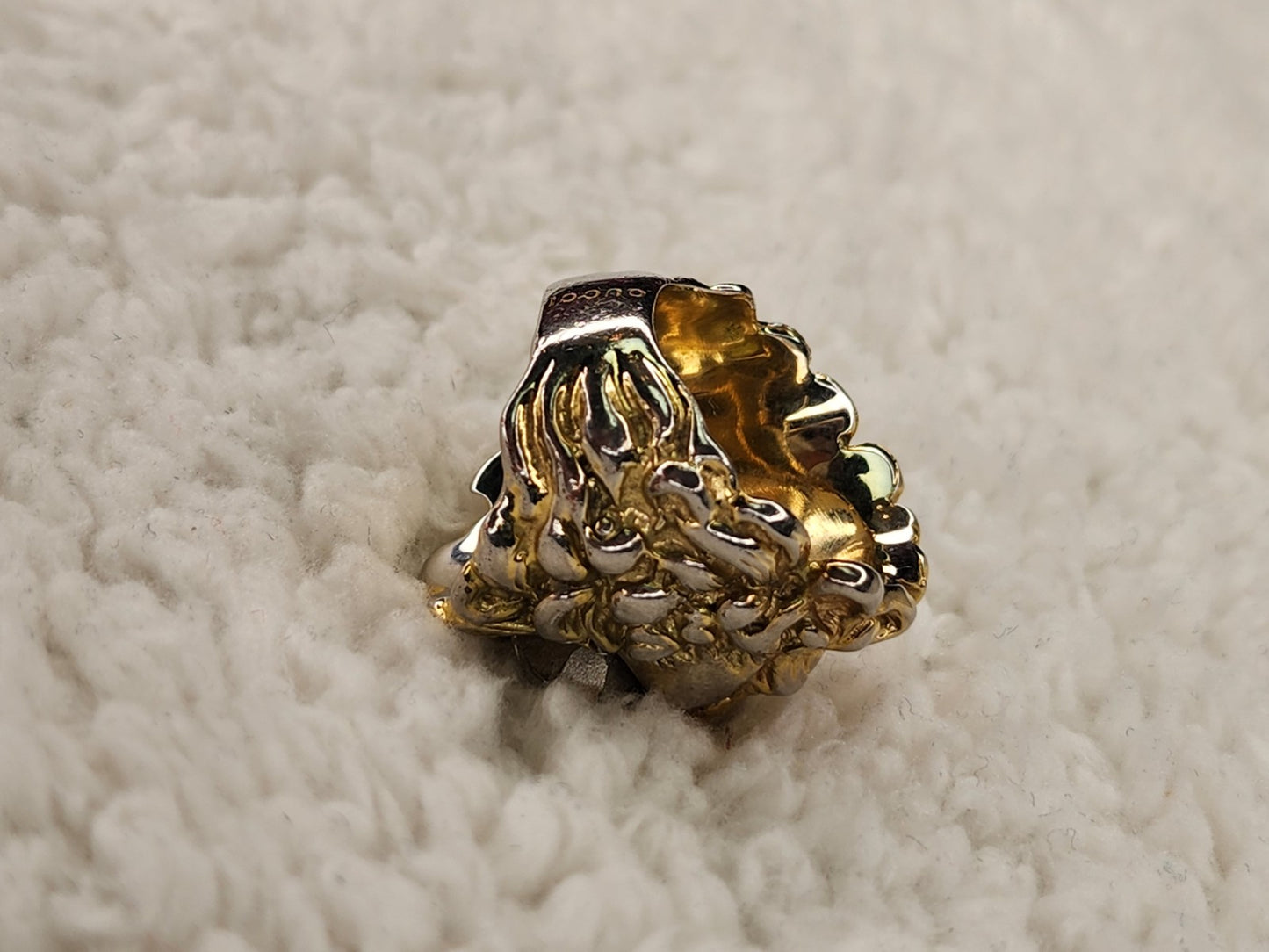 Pre-Loved Gucci Lion Head Ring