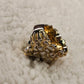 Pre-Loved Gucci Lion Head Ring