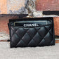 Pre-Loved Chanel Quilted Lambskin Card Wallet