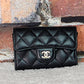 Pre-Loved Chanel Quilted Lambskin Card Wallet