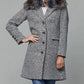 The Faux Fur Collar Tweed Jacket