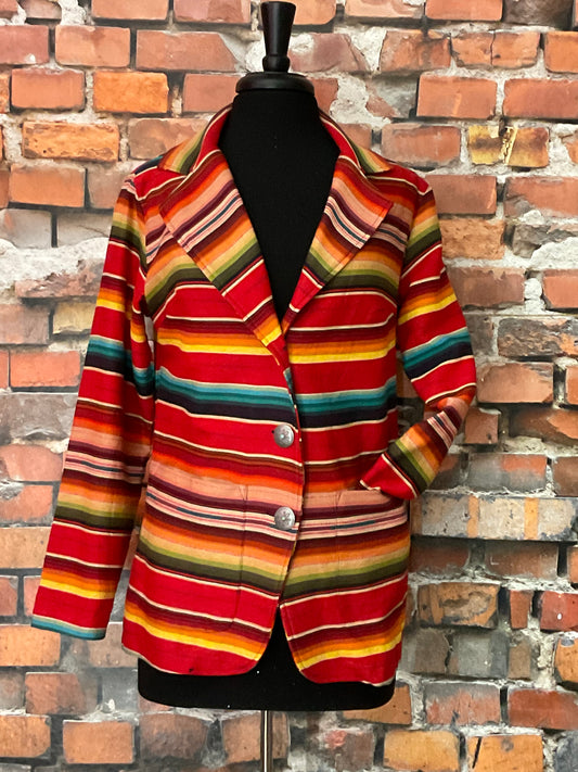 Red Serape Blazer