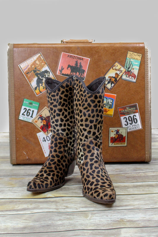 Safari Cheetah Cowboy Boot