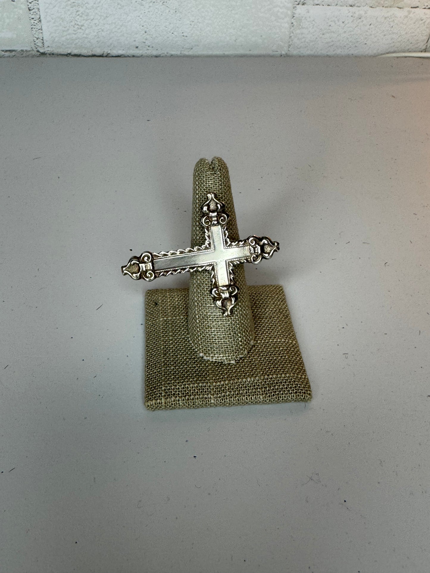 Sterling Silver Cross Ring