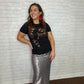 Silver Saddle Rhinestone Tee