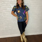 Denim Cowgirl Icon Top