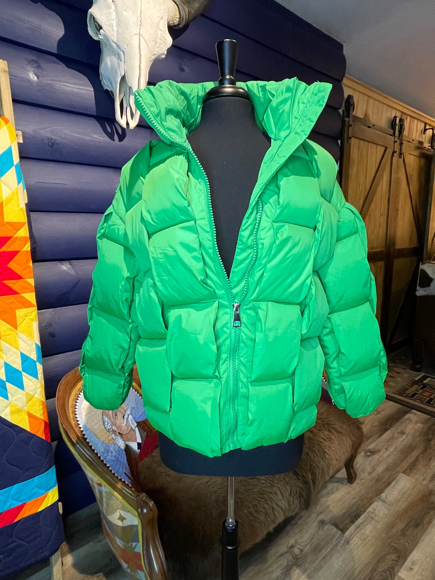 The Kelly Green Puffer