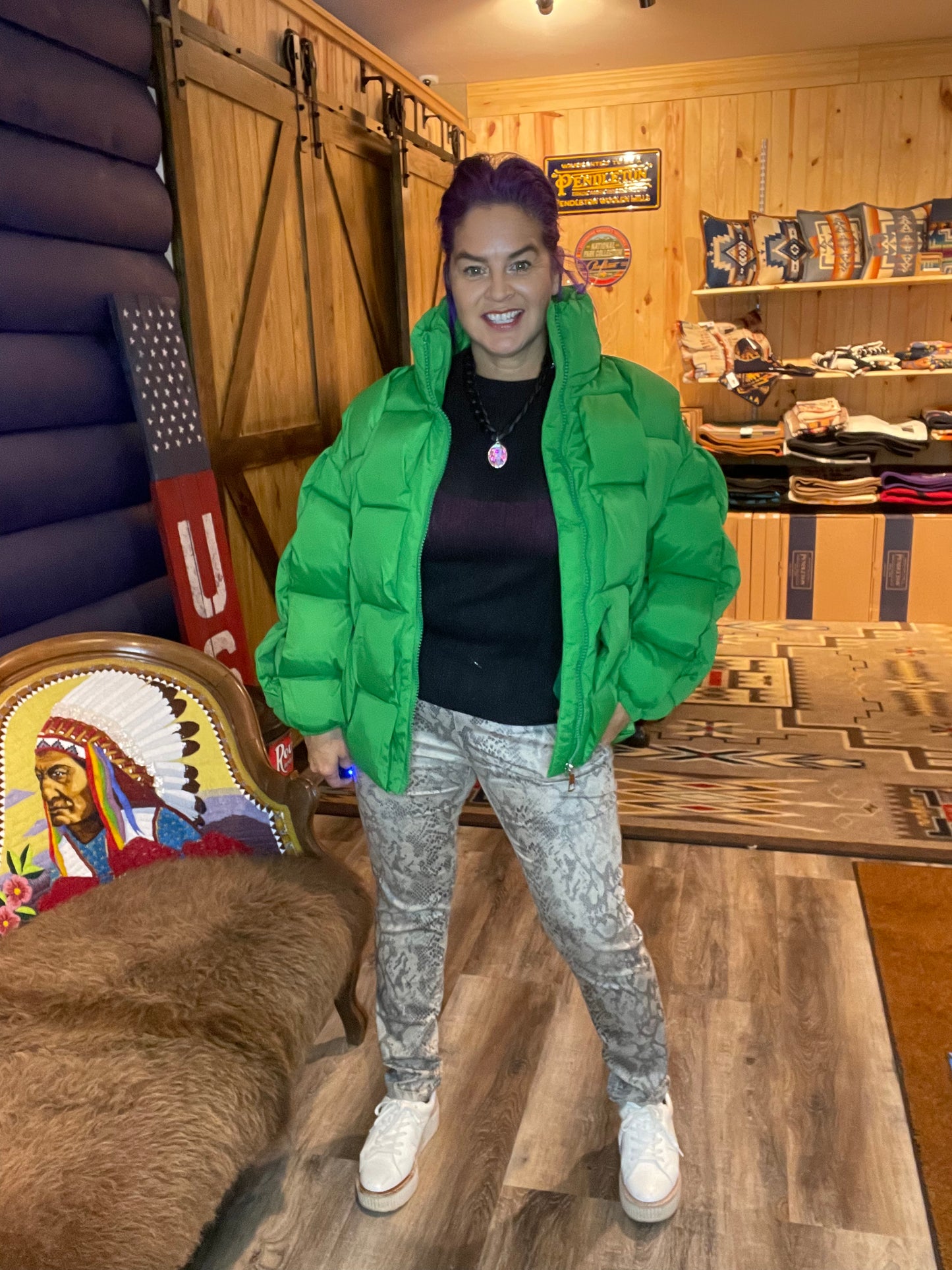 The Kelly Green Puffer