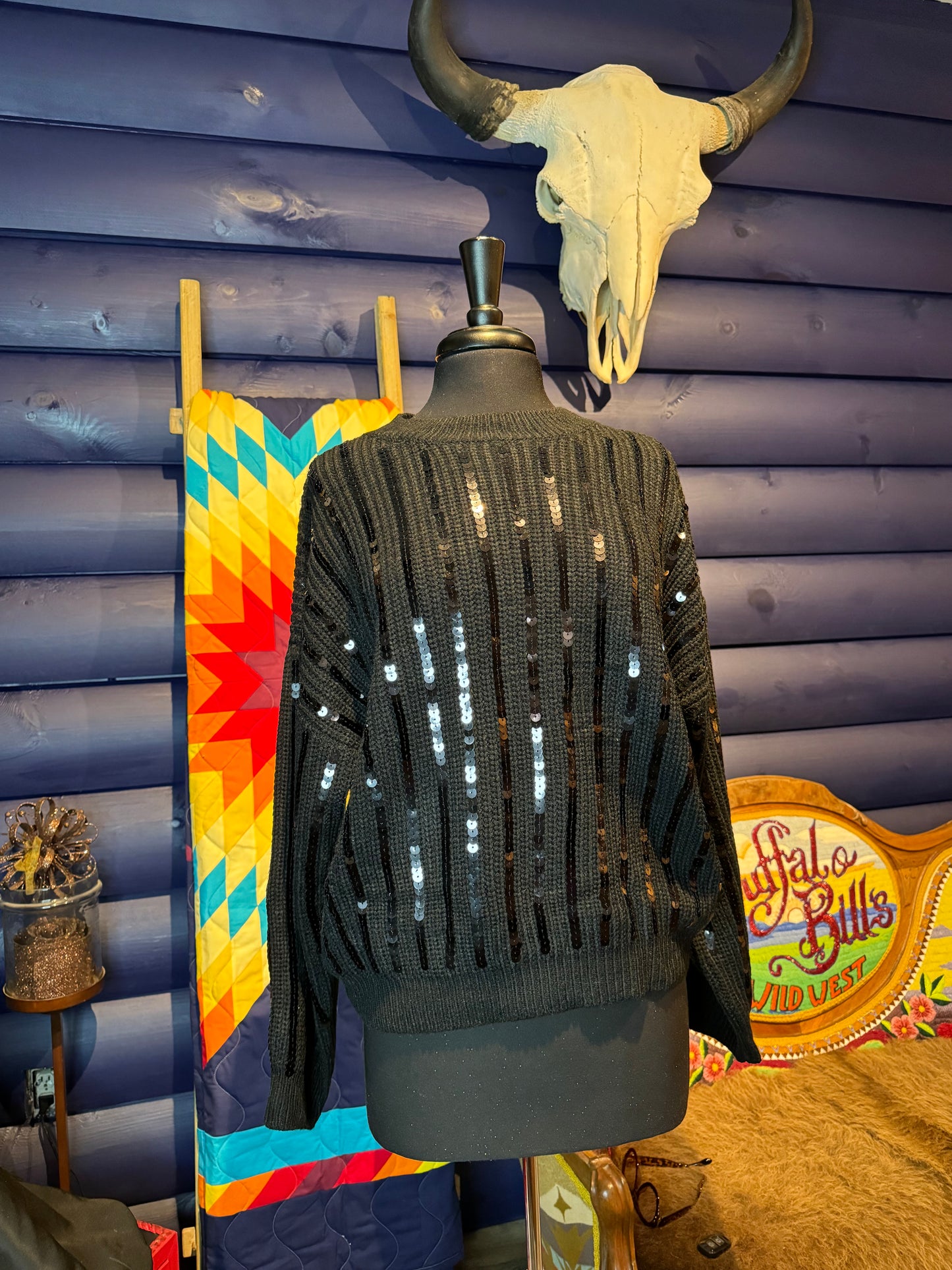 Black Betty Sparkles Sweater