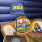 JESUS Navy Camo Trucker Cap