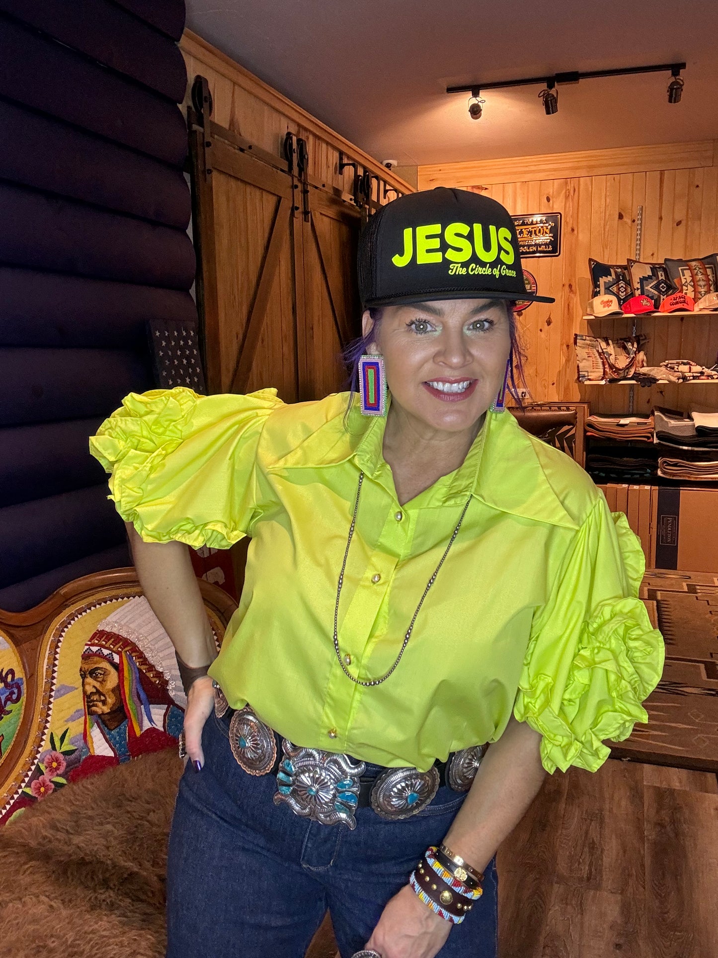 JESUS “The Circle of Grace” Trucker Cap