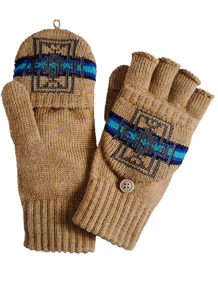 Knit Convertible Fingerless Mittens