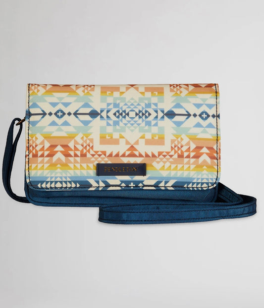 Opal Springs Canopy Canvas Crossbody Wallet